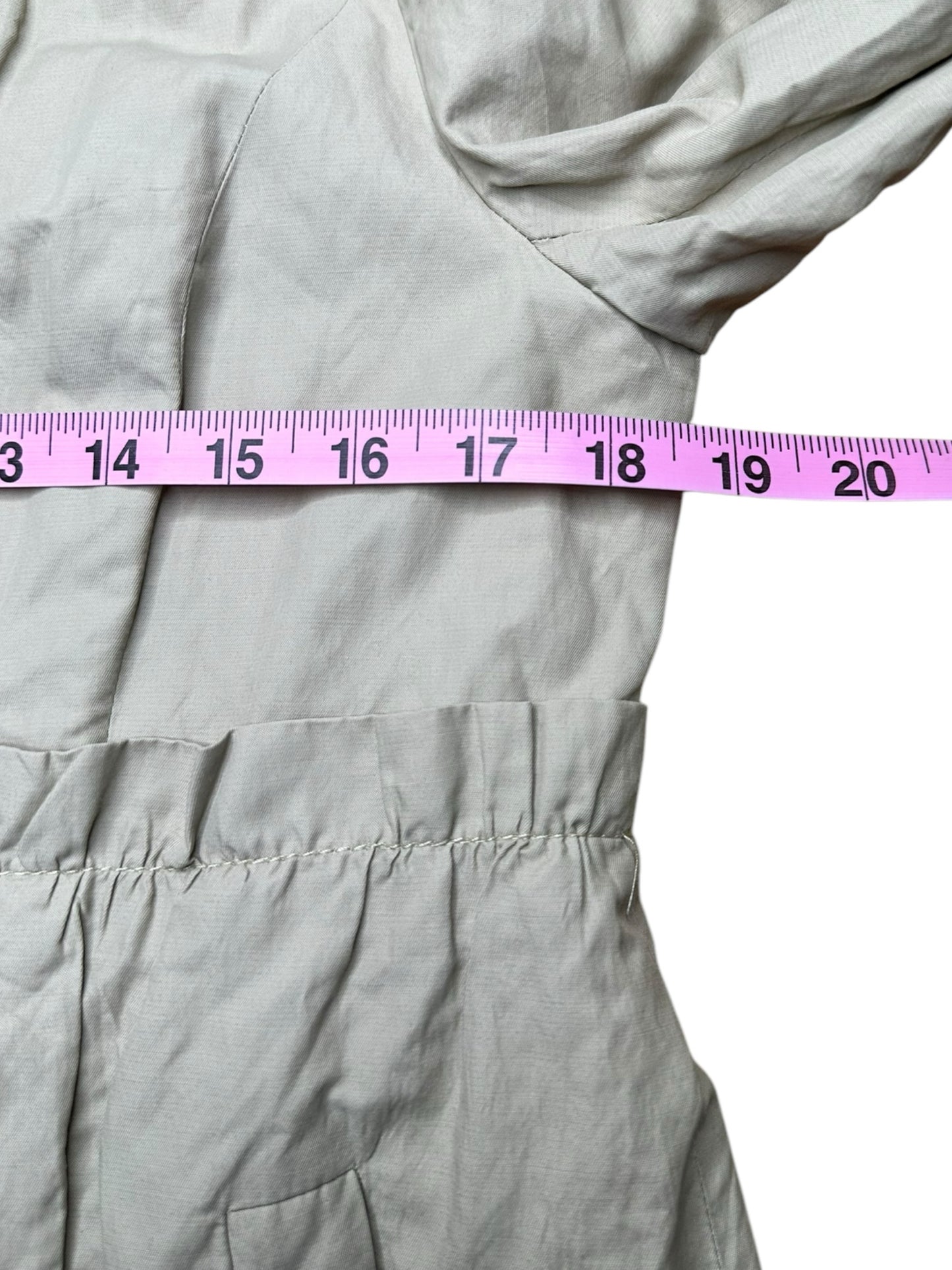 LOFT Khaki Lightweight Raincoat Size S