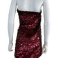 RETROFETE NWT Red Mulberry Sequined Nolia Strapless Formal Dress Size XXL