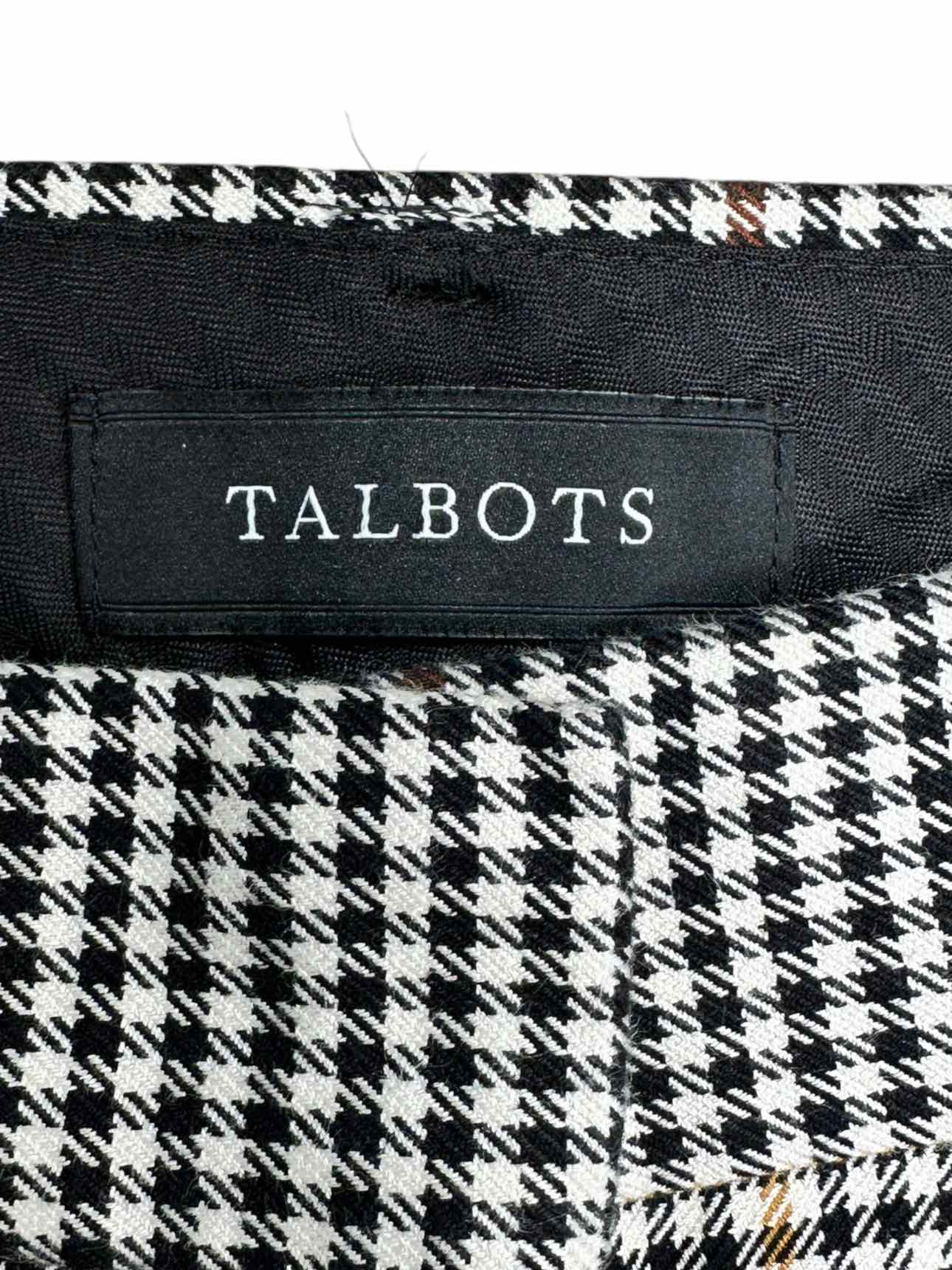 Talbots Hampshire Houndstooth Ankle Pants Size 10P