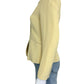 Ann Taylor Yellow Button Closure Blazer Size 2