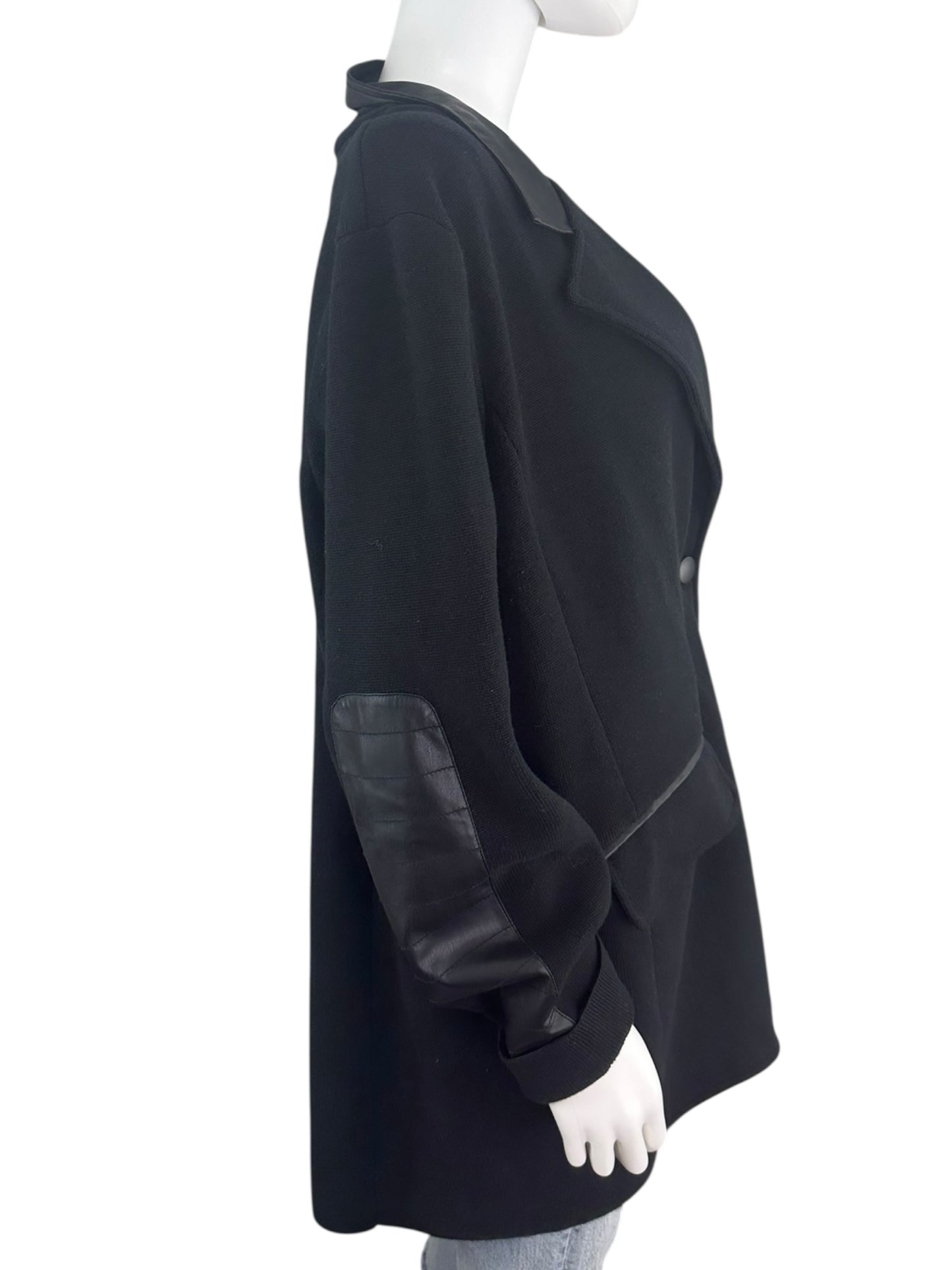 LAUREN Ralph Lauren Black Knit Jacket Size 2X