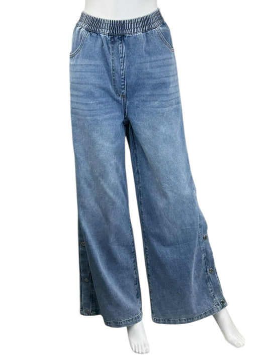STEVE MADDEN NWT Keenie Side Snap Denim Jeans Size XS