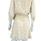 Berenice Blush Pink Wrap Mini Dress Size S