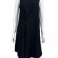 COS Black Gathered Dress Size XS