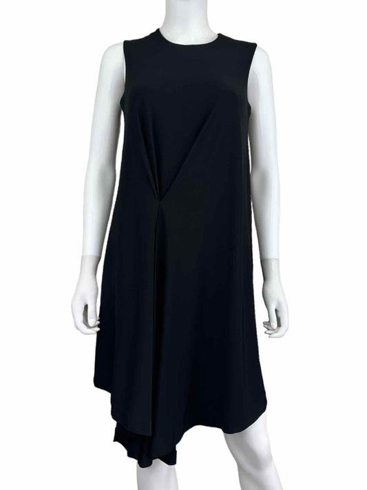 COS Black Gathered Dress Size XS