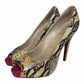 Christian Louboutin Lady Python Stiletto Pumps Size 38