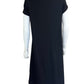 EILEEN FISHER Black Knit Midi Dress Size S
