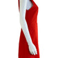alice & olivia Red Lennon Surplice Mini Dress Size 8