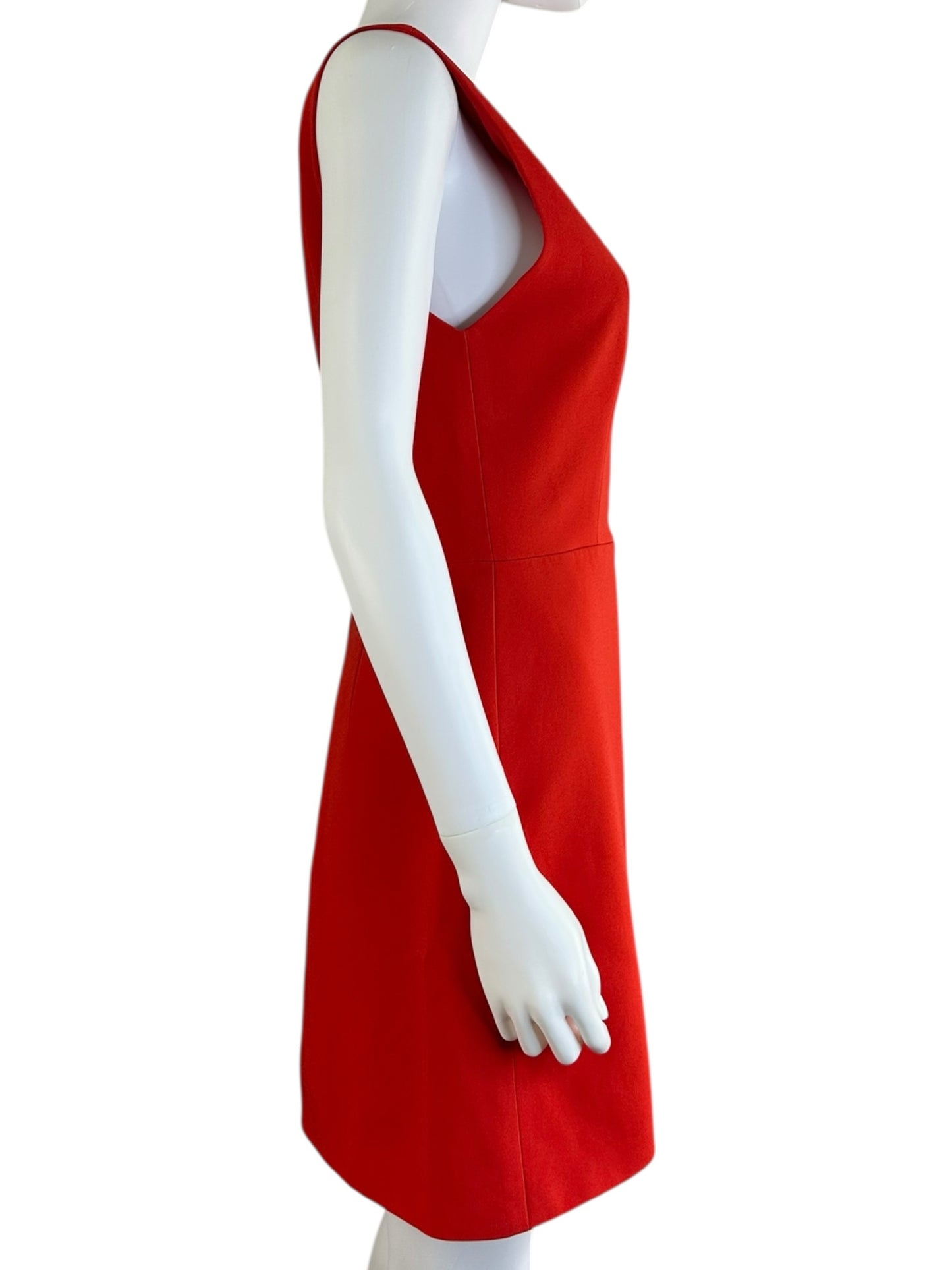 alice & olivia Red Lennon Surplice Mini Dress Size 8