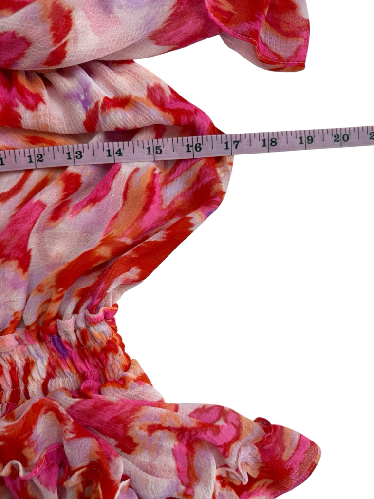 MISA Pink Maldive Marble Isella Mini Dress Size S Dress