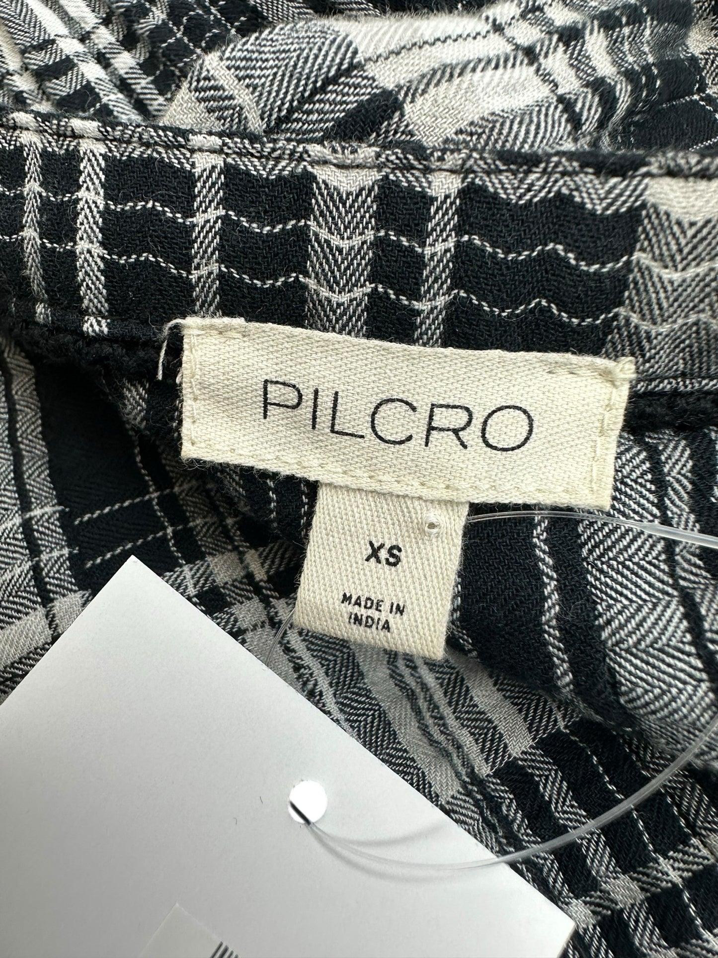 Pilcro Black and White Blouse Size XS