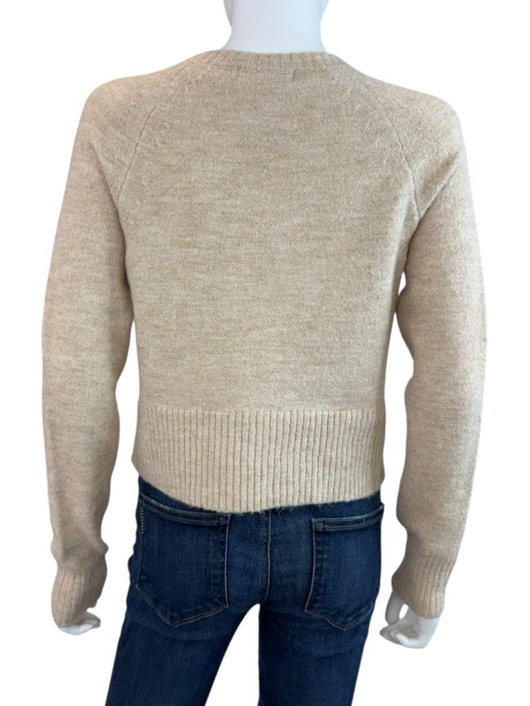 Free People Beige Sweater Cardigan Size XS