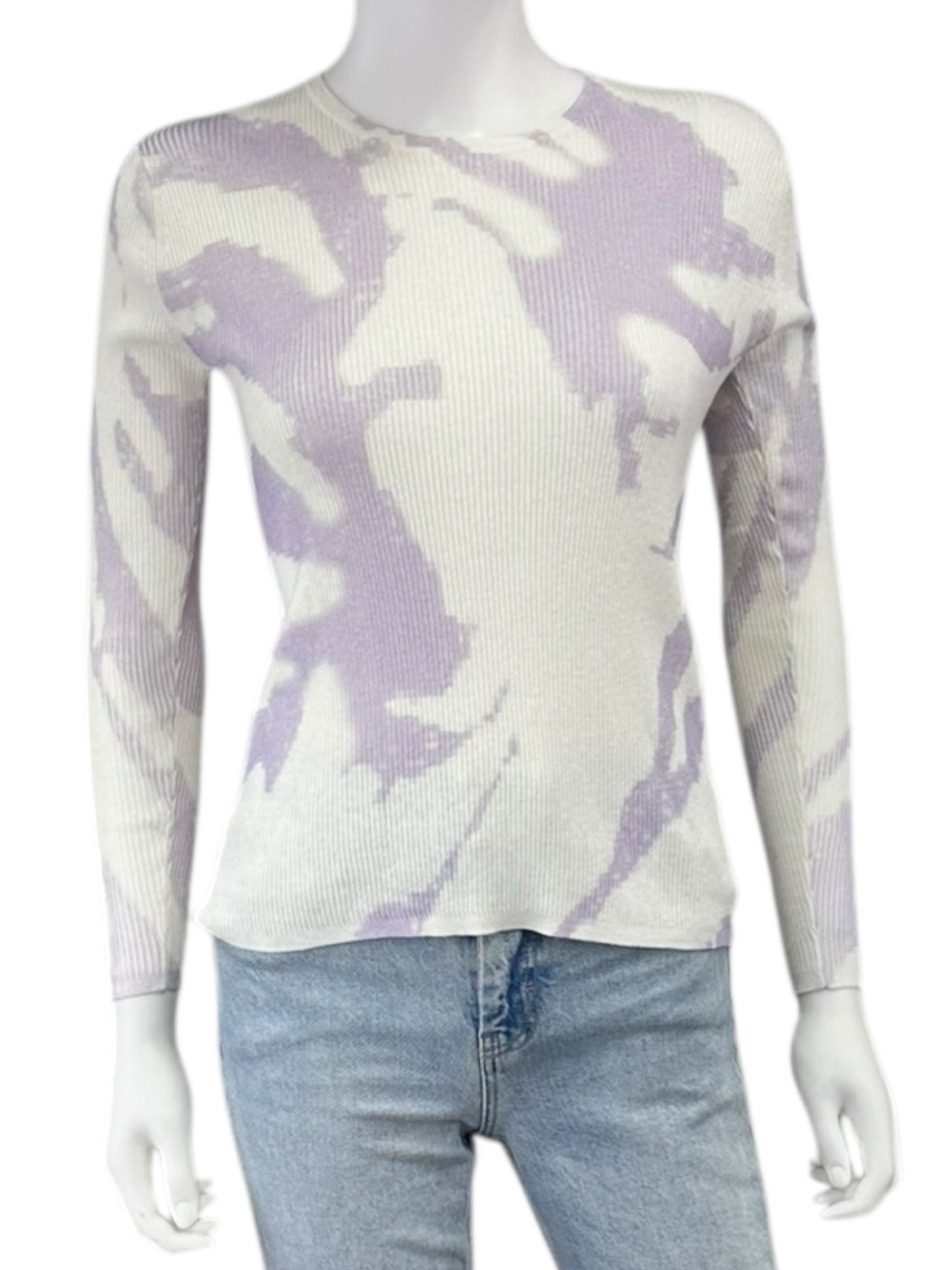 one grey day NWT  Purple Marbled Sweater Size XS