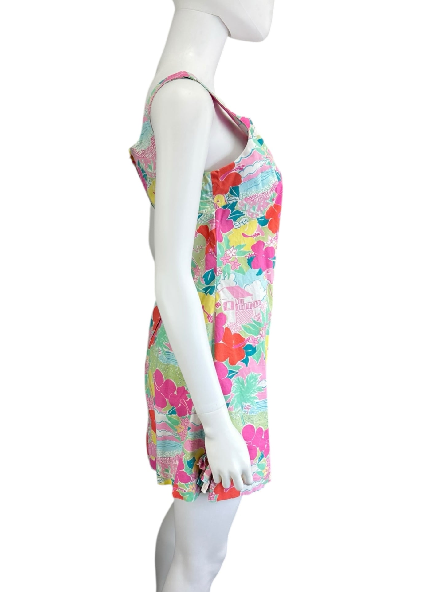 Lilly Pulitzer Floral Mini Dress Size 4