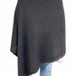 EILEEN FISHER Gray Knit Shawl Size O/S