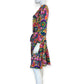 Jessica Howard NWT Vibrant Retro Floral Print Dress Size 14