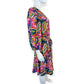 Jessica Howard NWT Vibrant Retro Floral Print Dress Size 14