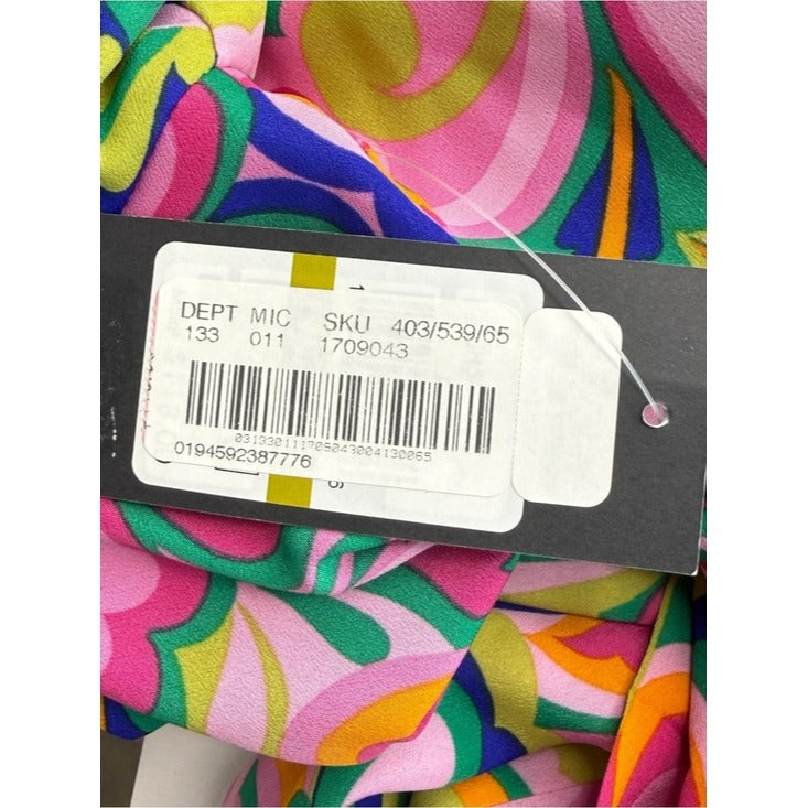 Jessica Howard NWT Vibrant Retro Floral Print Dress Size 14