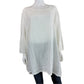 BRYN Walker White 100% Linen Tunic Size 2X