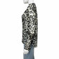 Diane von Furstenberg Brown Silk Leopard Print Button-down Size 2