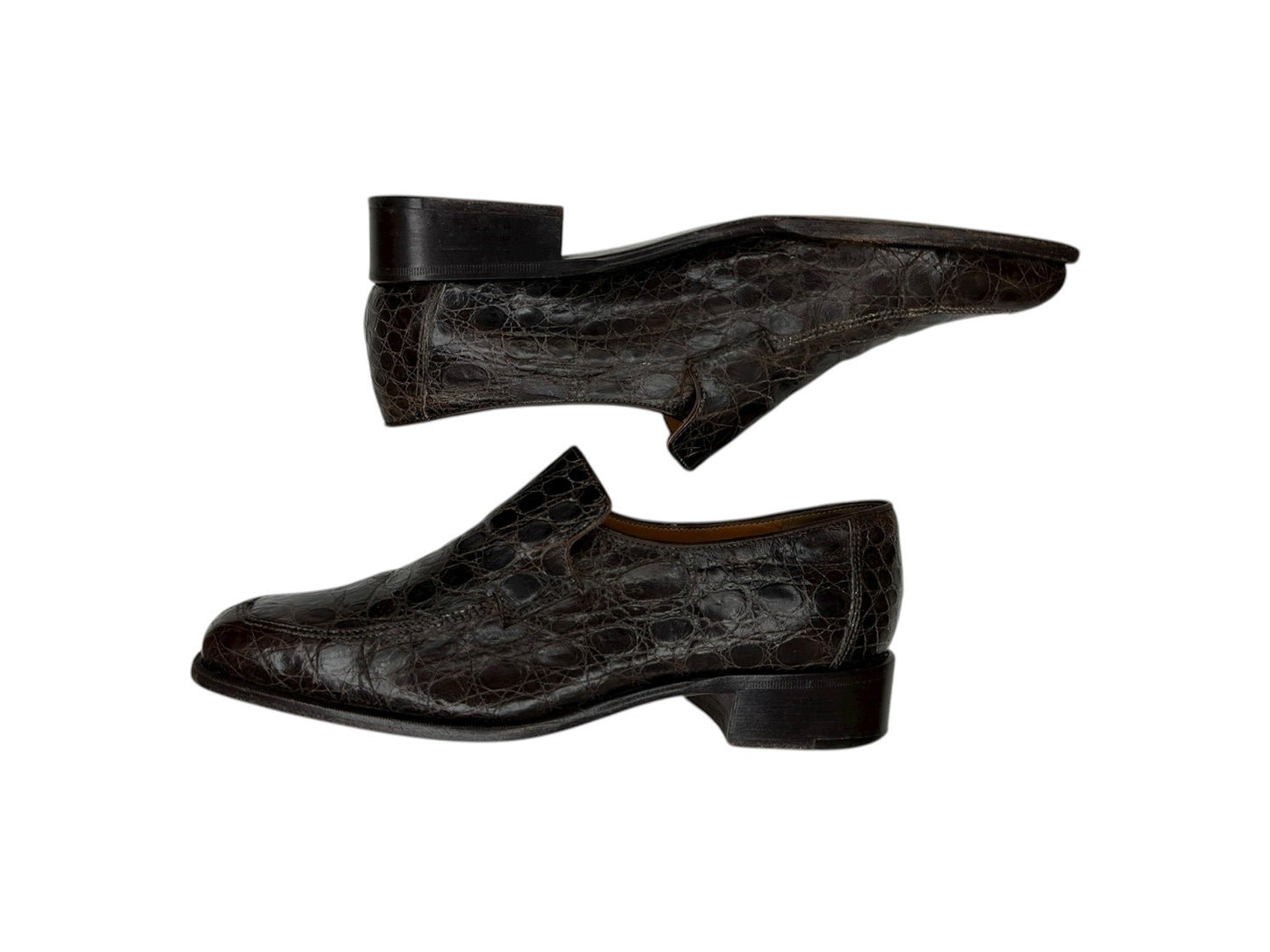 Ralph Lauren Collection Brown Leather Loafers Size 6.5