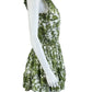 Anna Cate White and Green Casual Dress Size XS