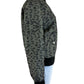 CHRLDR Green Leopard Satin Bomber Jacket Size M