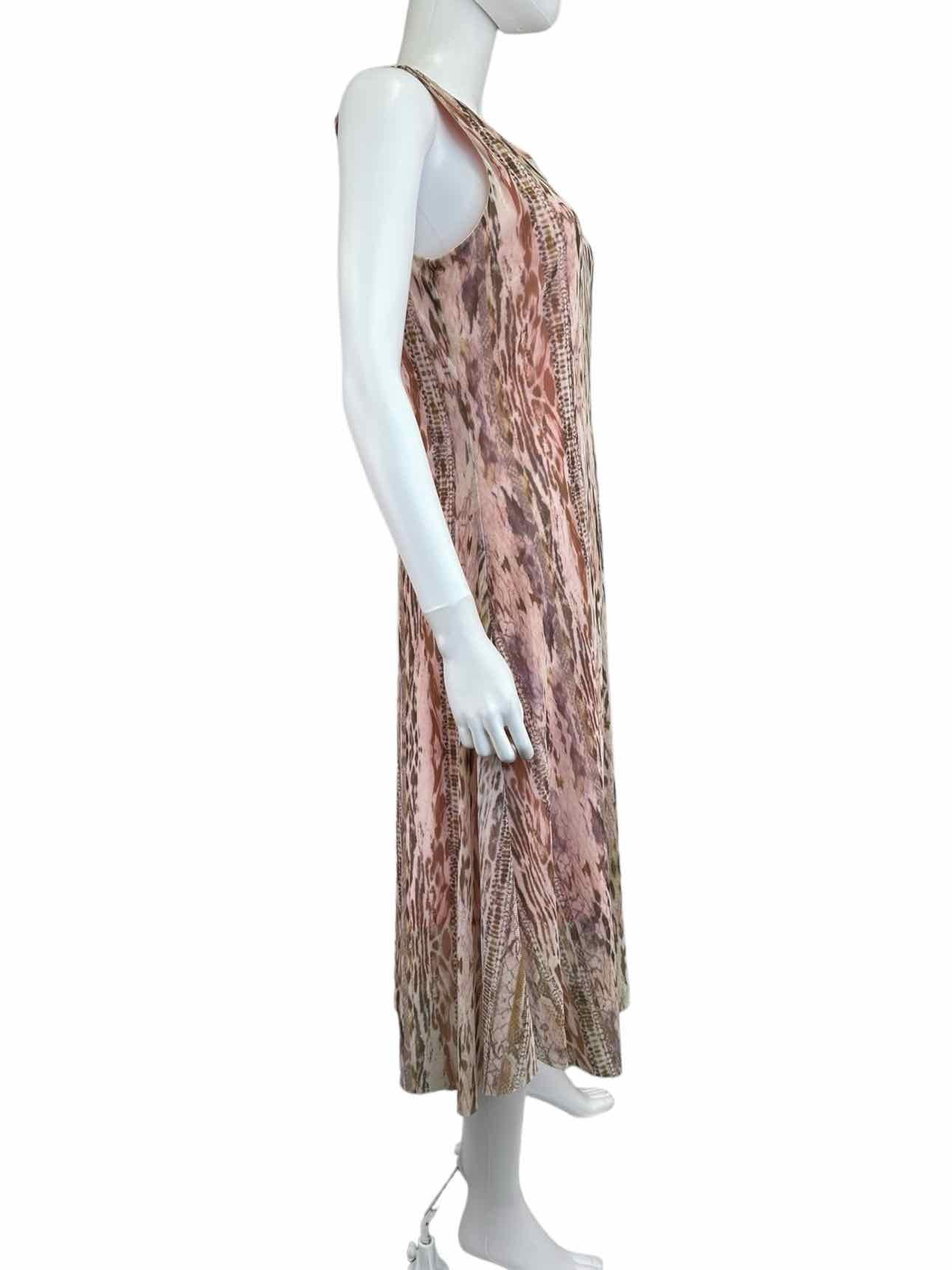 T TAHARI NWT Blush Animal Print Dress Size M