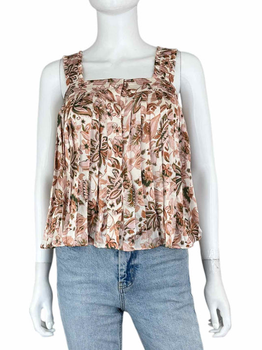 NWT En Saison Pink Floral Skye Blouse Size XS