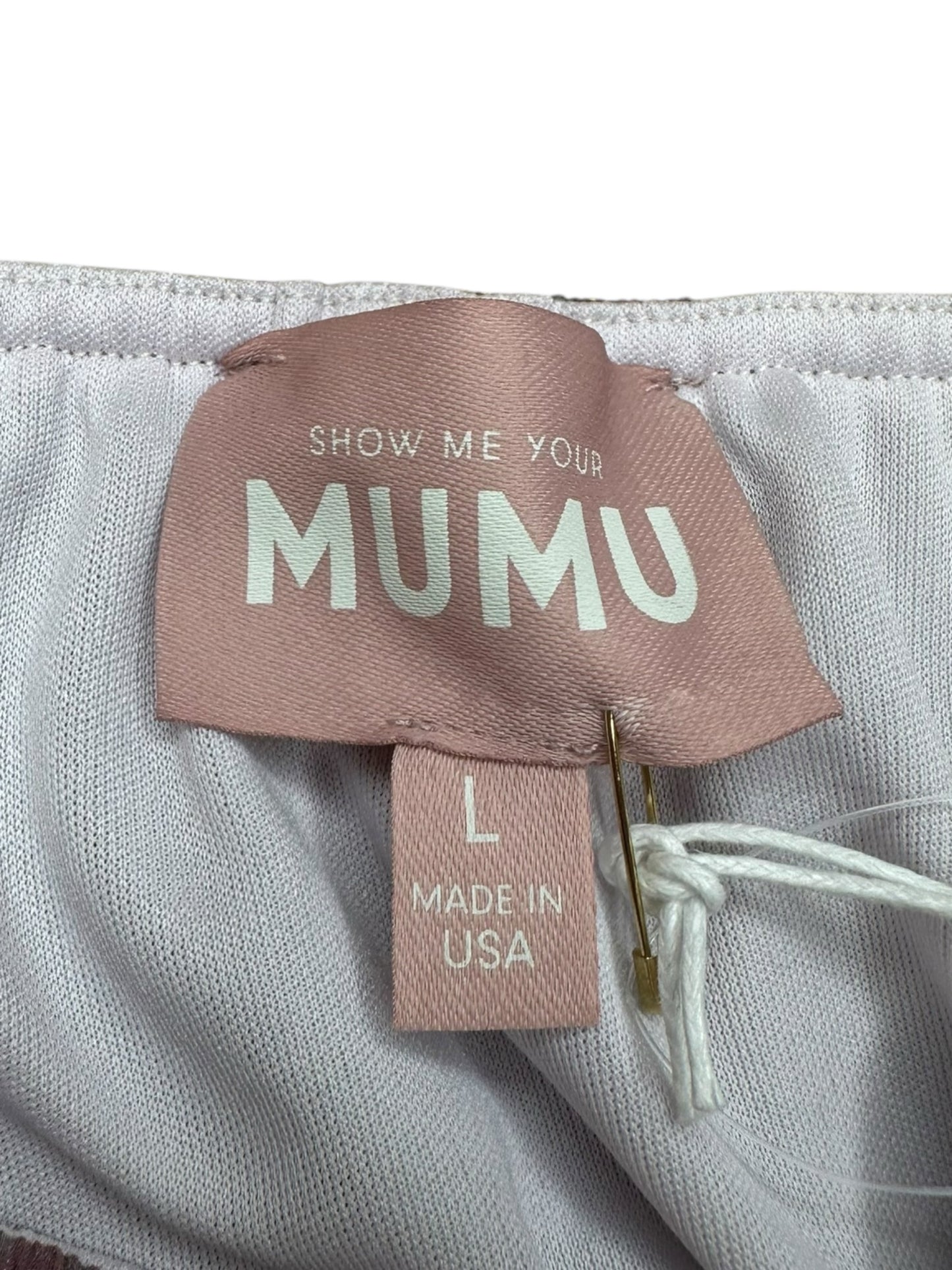 SHOW ME YOUR MUMU NWT Lilac Flora Mini Cocktail Dress Size L