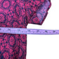 Anthropologie Red Print Mini Dress Size S