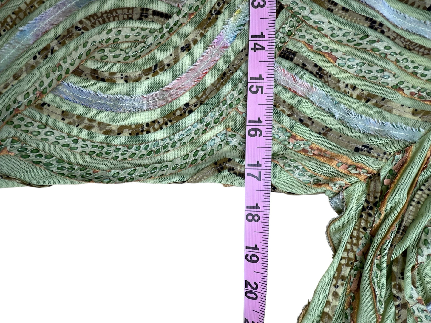 Alexandra Rosati Green Ribbon Jacket Size 6