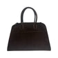 The Row Brown Suede Margaux 15 Buckle Tote Designer Handbag