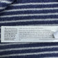 EILEEN FISHER Navy Striped Sweater Size L