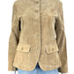 Liz Claiborne Tan Suede Casual Jacket Size M