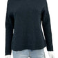 EILEEN FISHER Black Organic Linen Cotton Knit Top Size XXS
