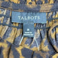 Talbots Brown Leopard Print Blouse Size M