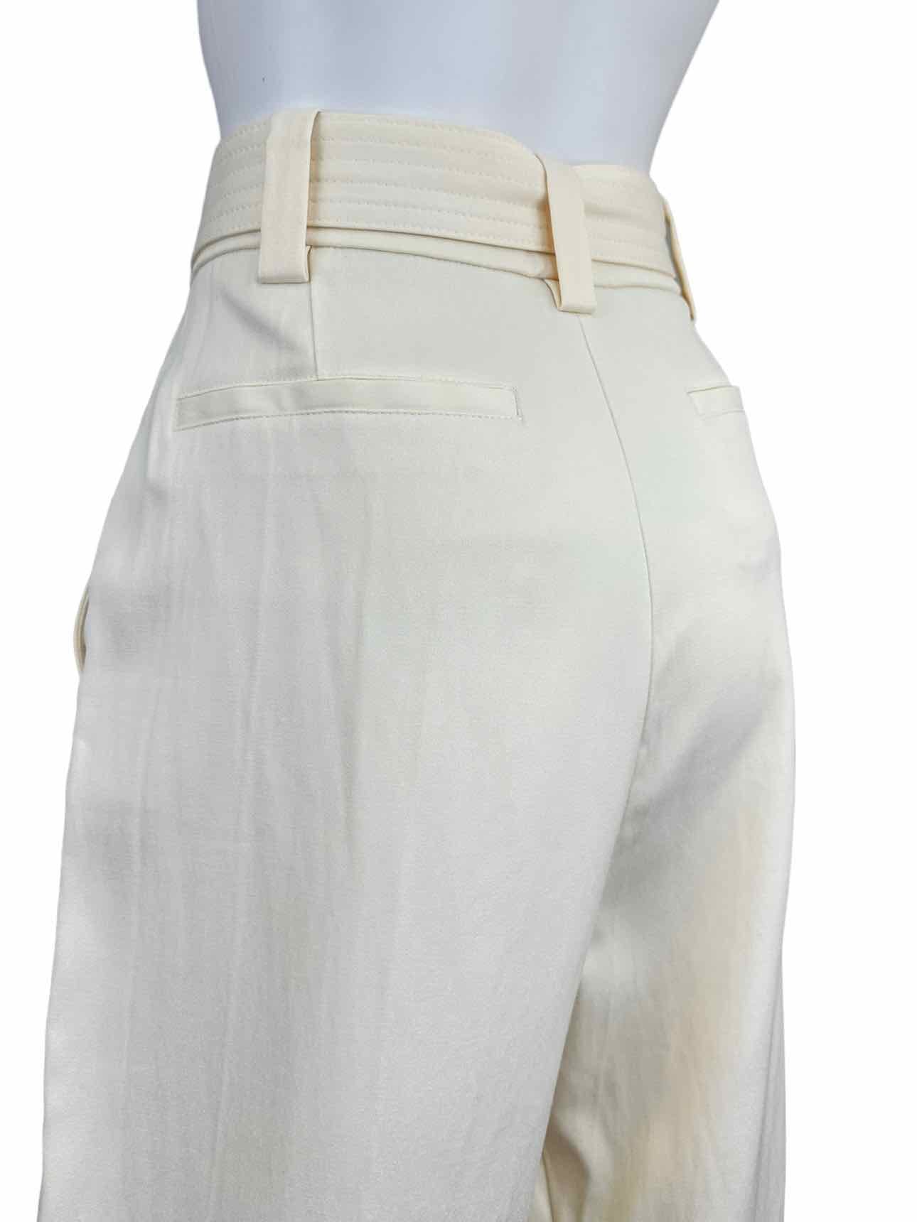 REISS Cream Cargo Belted Trouser Pants Size 10