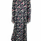 Marketplace Black Absract Print Maxi Dress Size 18/20