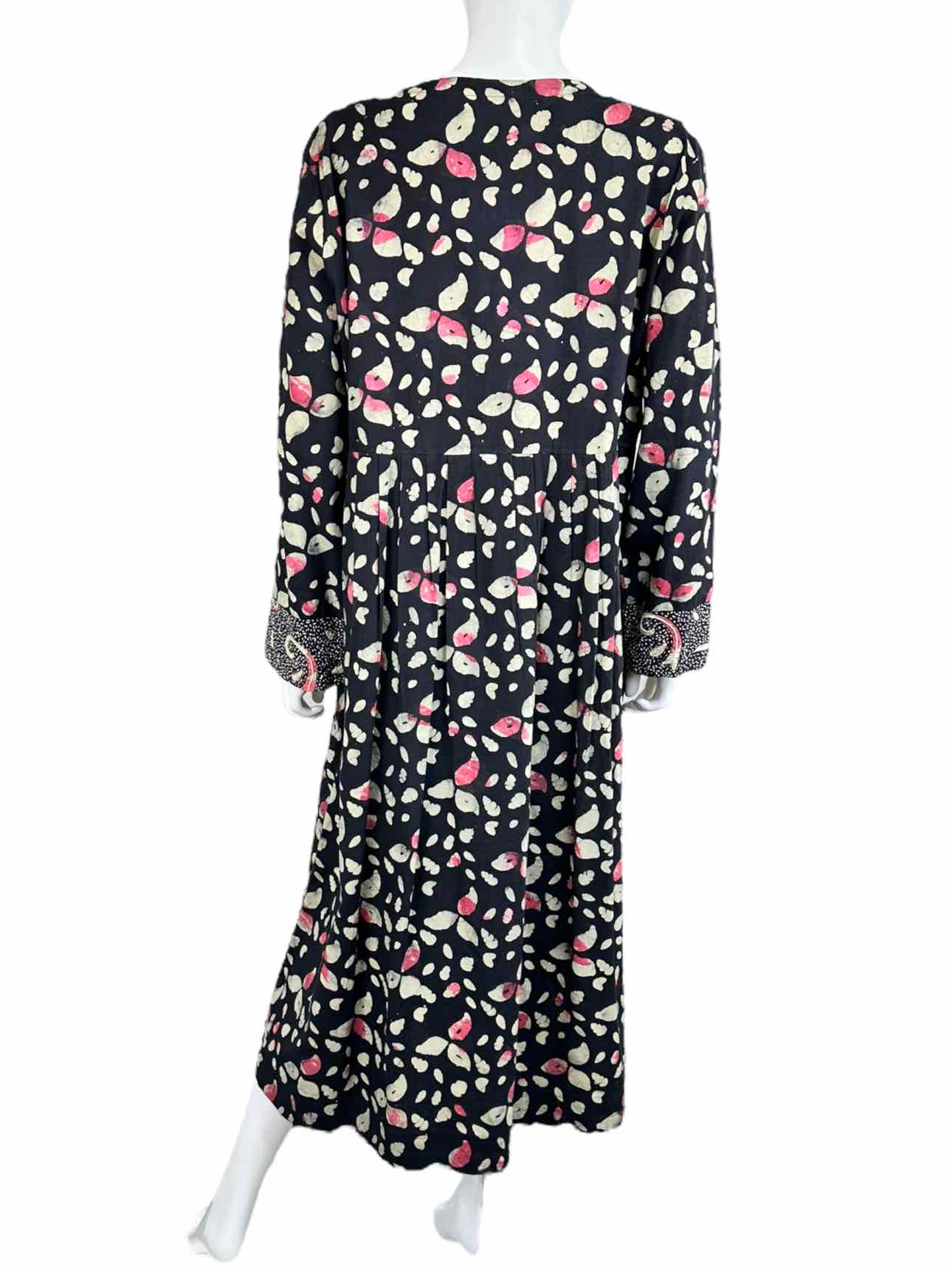 Marketplace Black Absract Print Maxi Dress Size 18/20