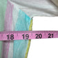 120% Lino 100% Linen Pastel Stripe Button-Down Dress Size 44