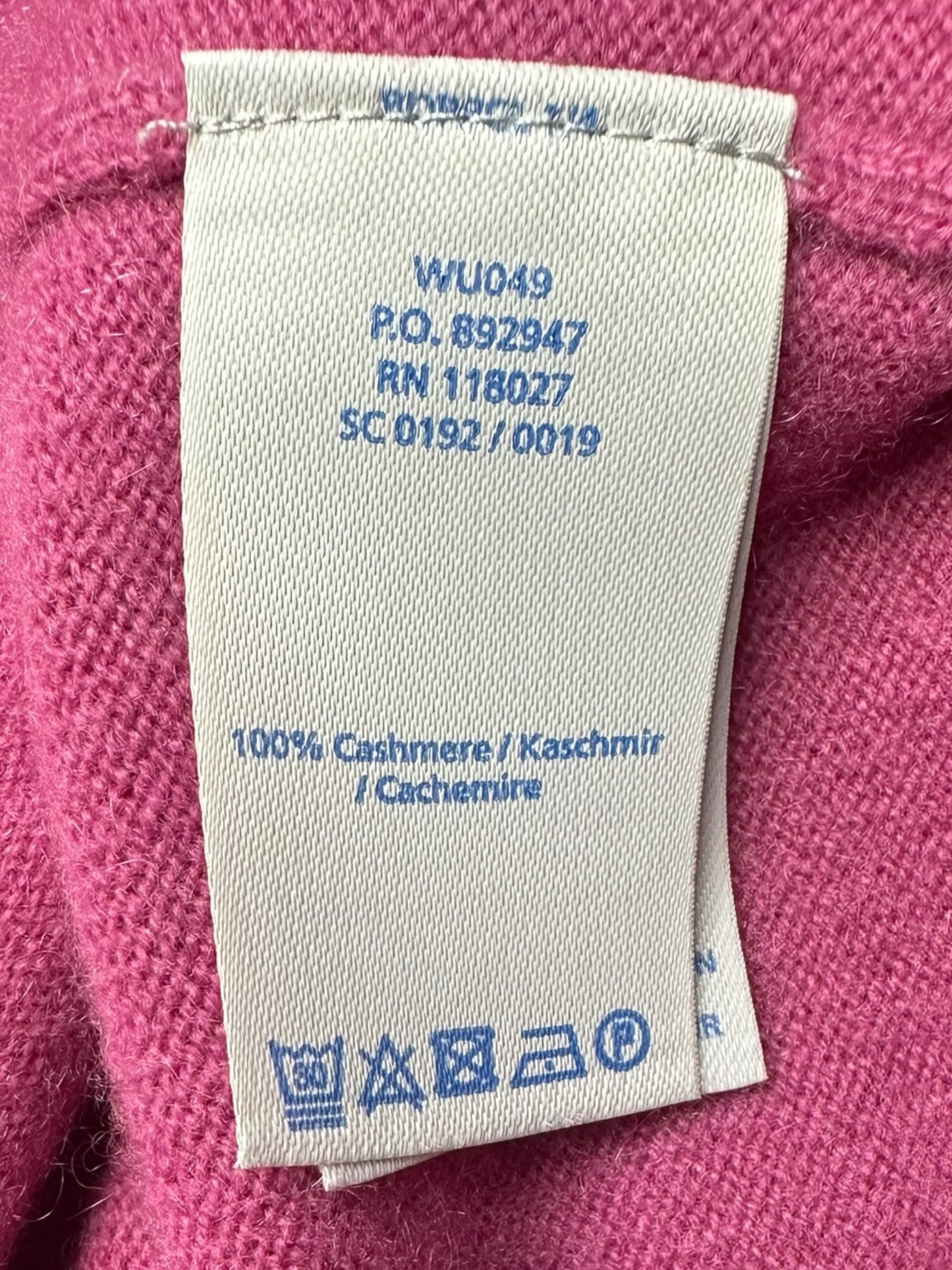 Boden Pink NWT 100% Cashmere Sweater Cardigan Size 10