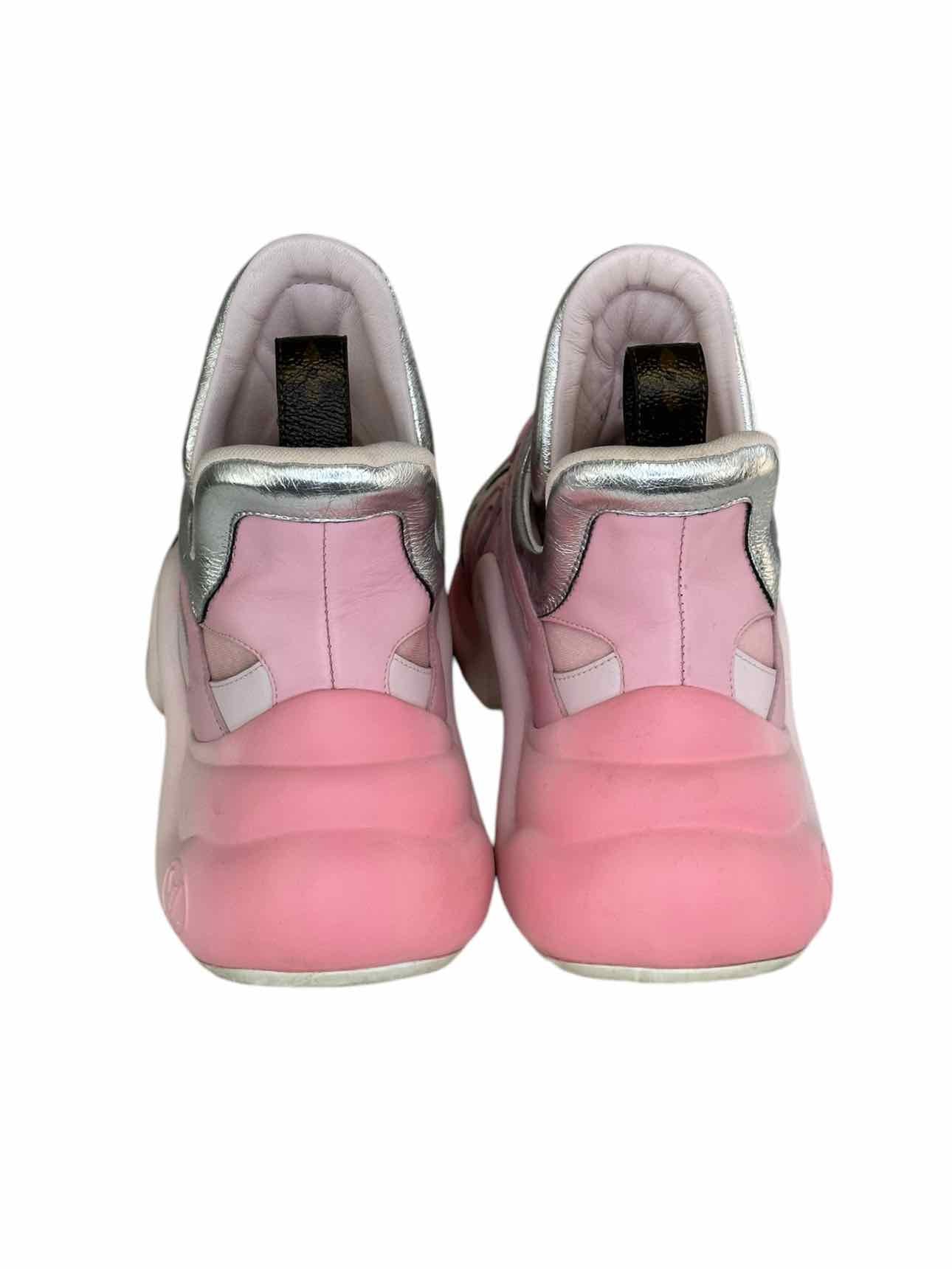 LOUIS VUITTON Pink Ombre ARCHLIGHT Sneaker Size 41