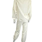 SABLYN Cream Sweatsuit Size XS 2 PC Knit Set