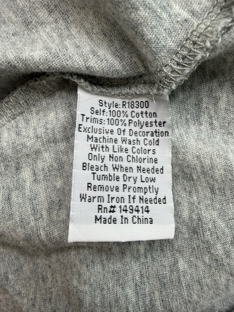 Johnny Was Gray 100% Cotton Long Sleeve Tee Size S