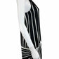 Trina Turk Black and White Halter Dress Size 2