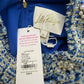 Lilly Pulitzer NWT Blue Teddy Metallic Tweed Shift Dress Size 4