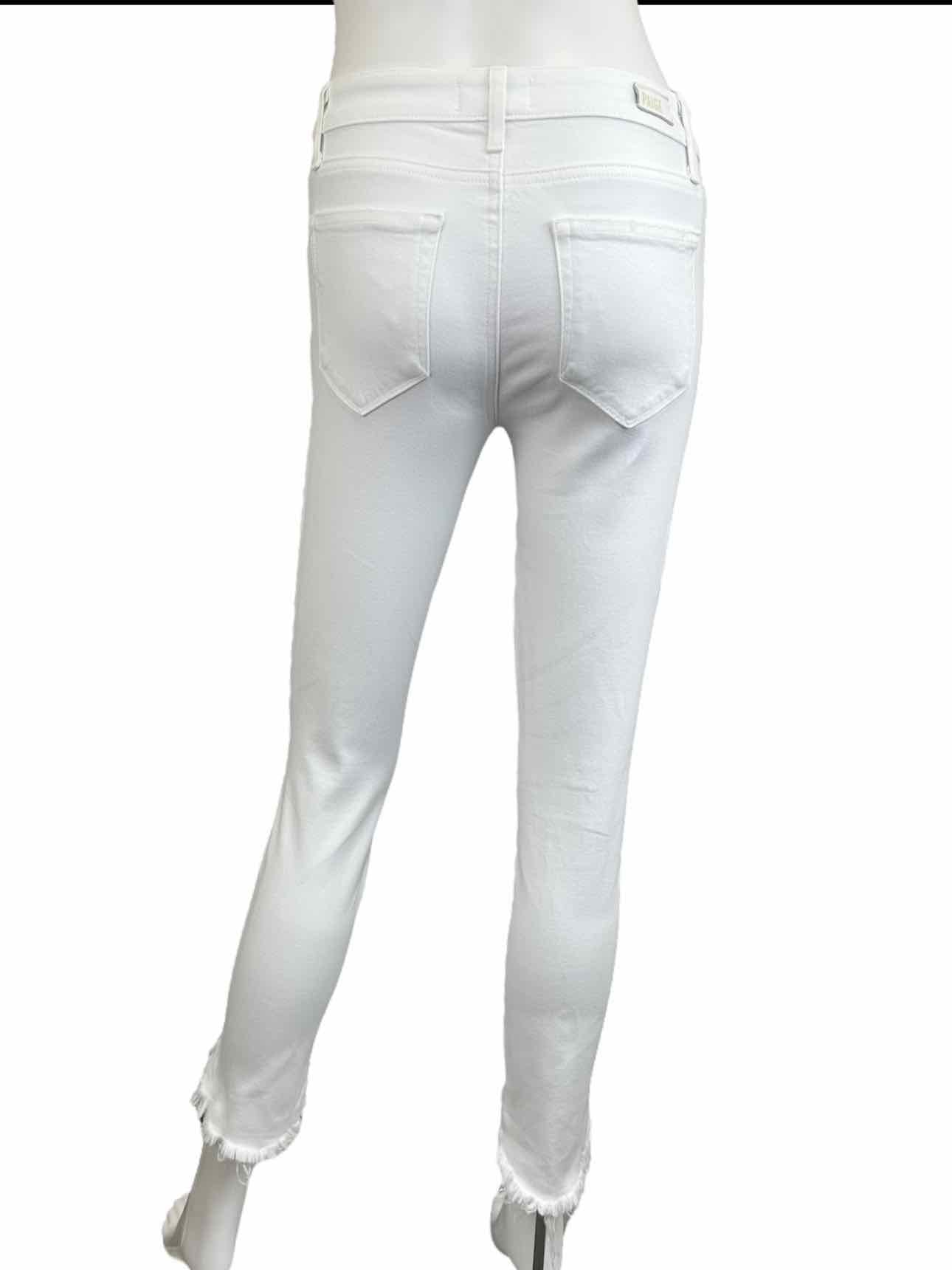 PAIGE White Verdugo Crop Jean Size 25