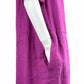 Lisa Bayne Purple 100% Linen Dress Size M