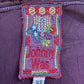 Johnny Was Purple Embroidered Tunic Top Size XS